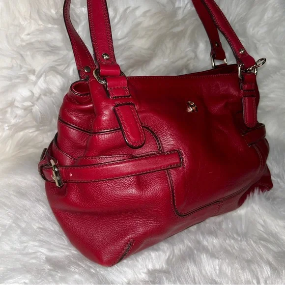 Etienne Aigner Tucson Handbag Style 70316 in Garnet - Picture 2 of 12